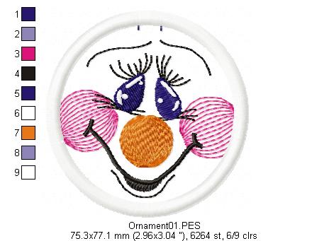 Country Christmas Ornaments - ITH Project - Machine Embroidery Design