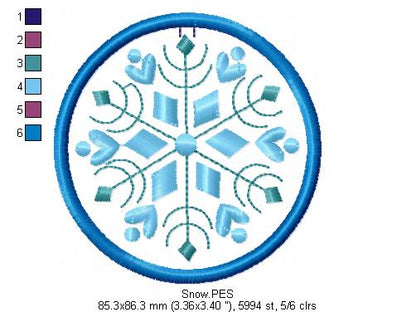 Christmas Ornaments - ITH Project - Machine Embroidery Design