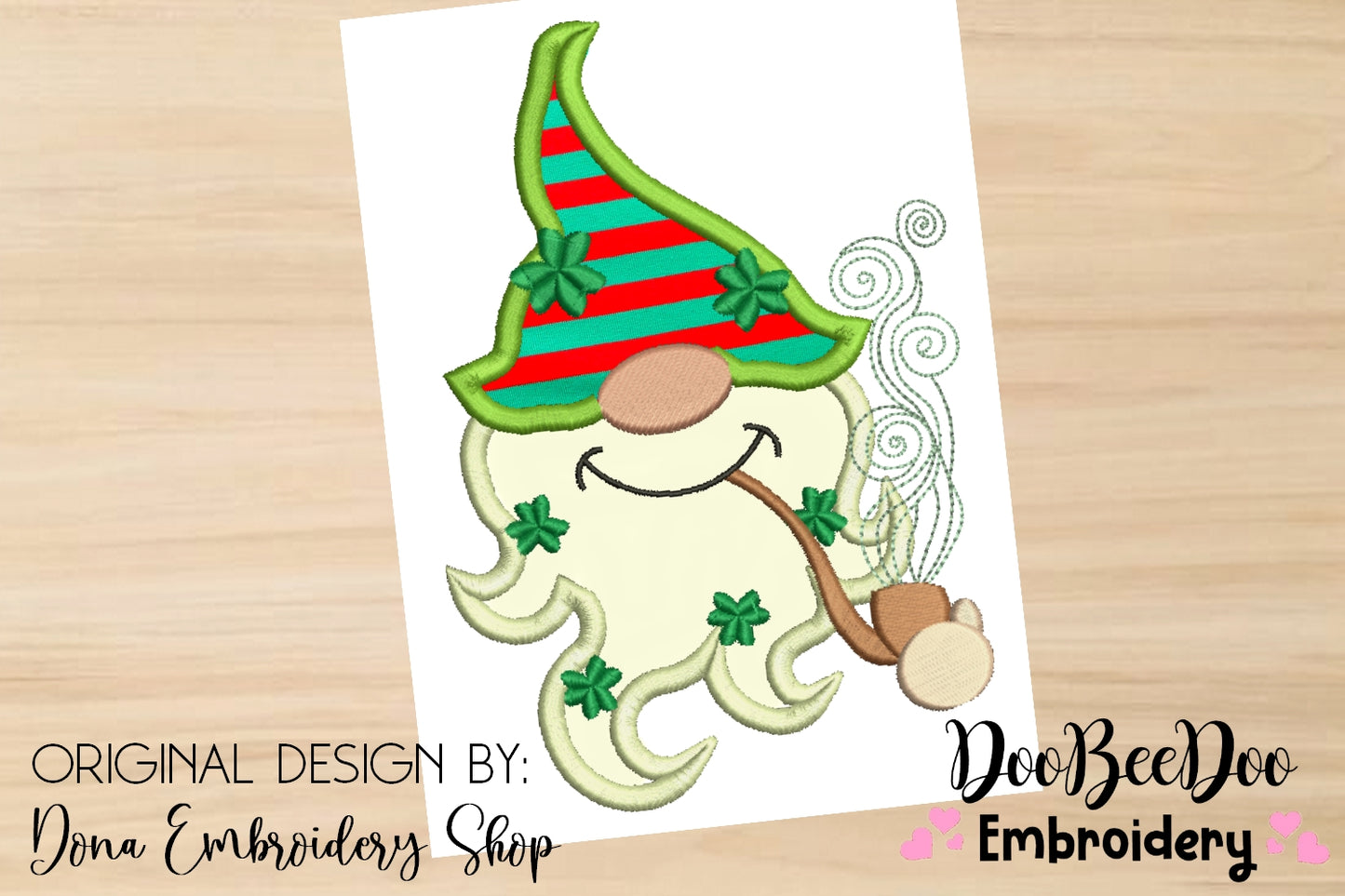 Clover Gnome  - Applique