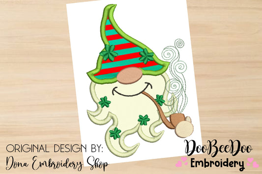 Clover Gnome  - Applique