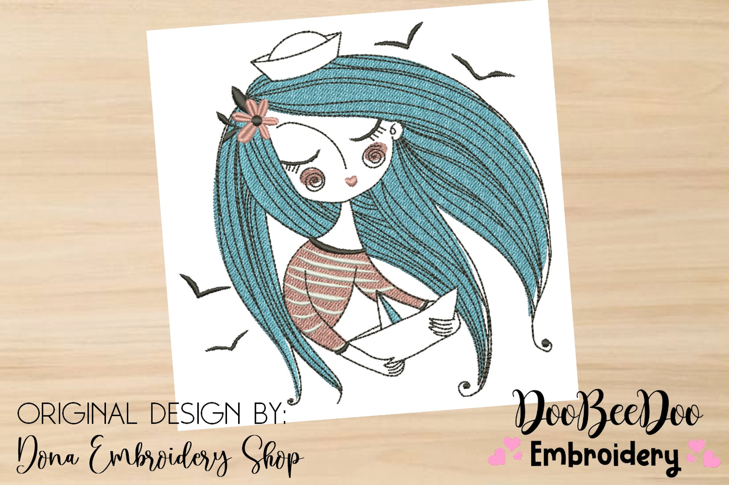 Sea Girl - Fill Stitch