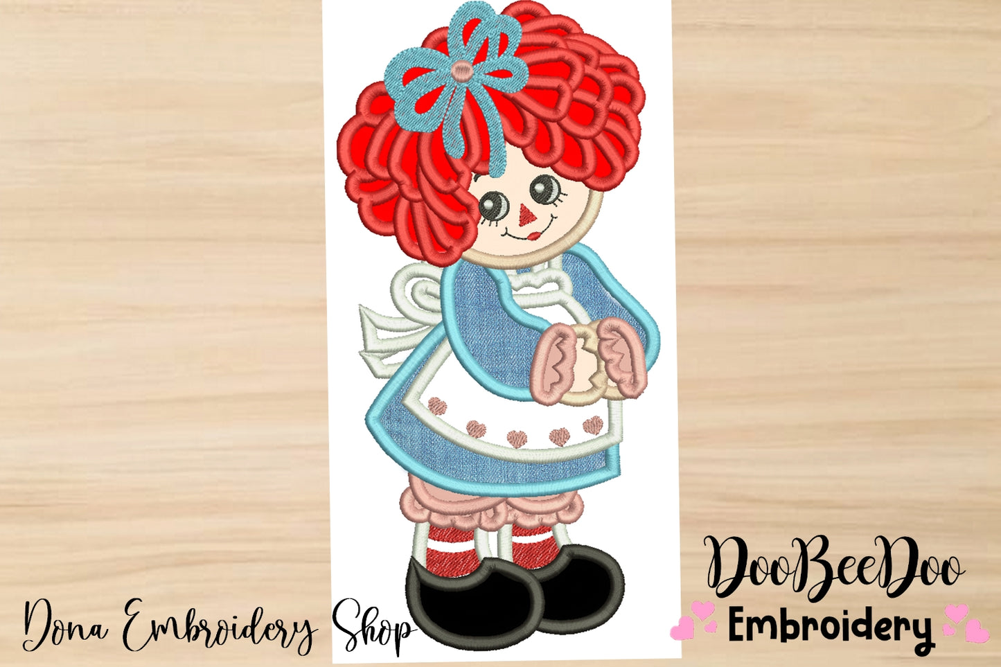 Rag doll Girl - Applique