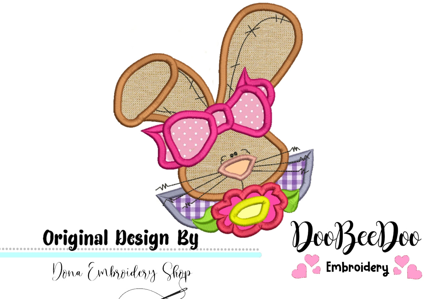Cute Bunny  - Applique