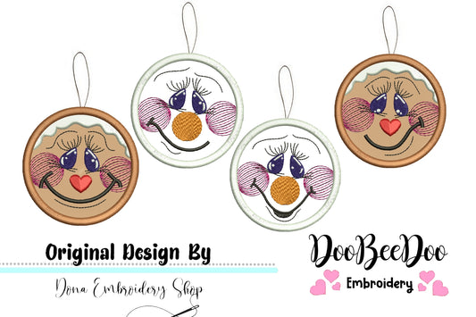 Country Christmas Ornaments - ITH Project - Machine Embroidery Design