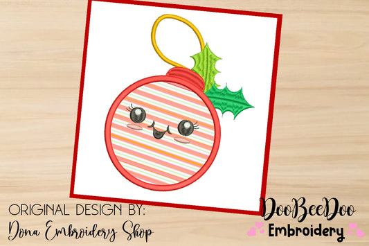 Christmas Ornament Cute - Applique