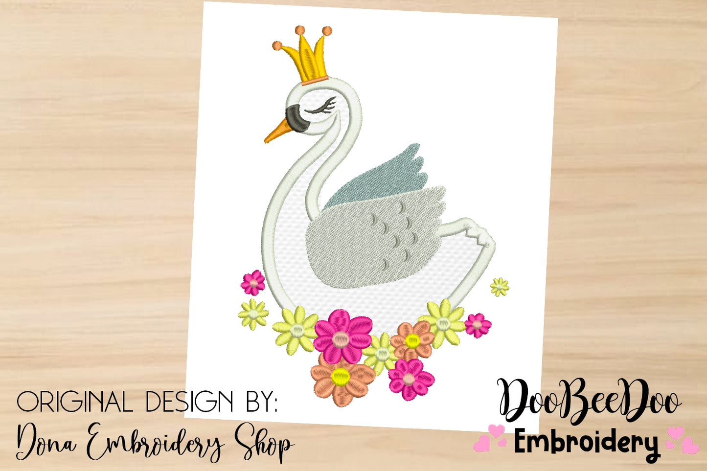 Queen Swan - Applique
