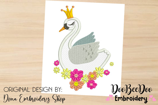 Queen Swan - Applique