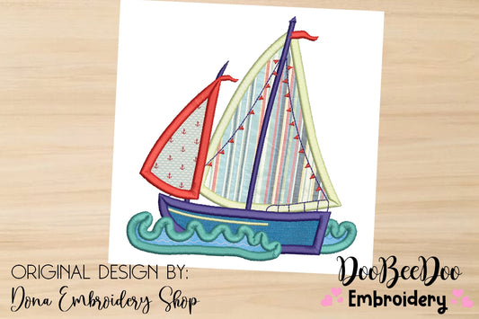 Sailboat 1 - Applique