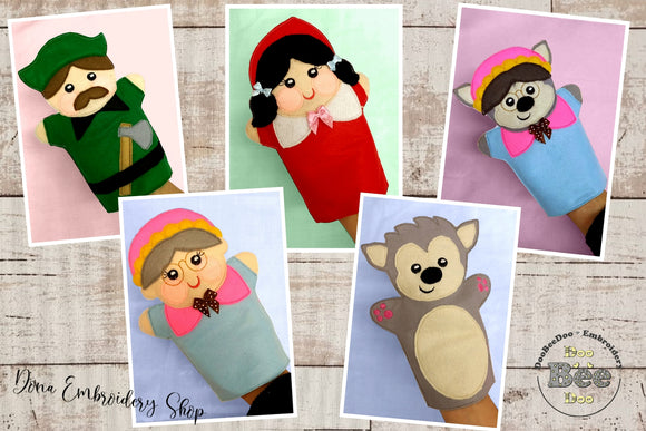 Little red riding hood Puppets Pack - ITH