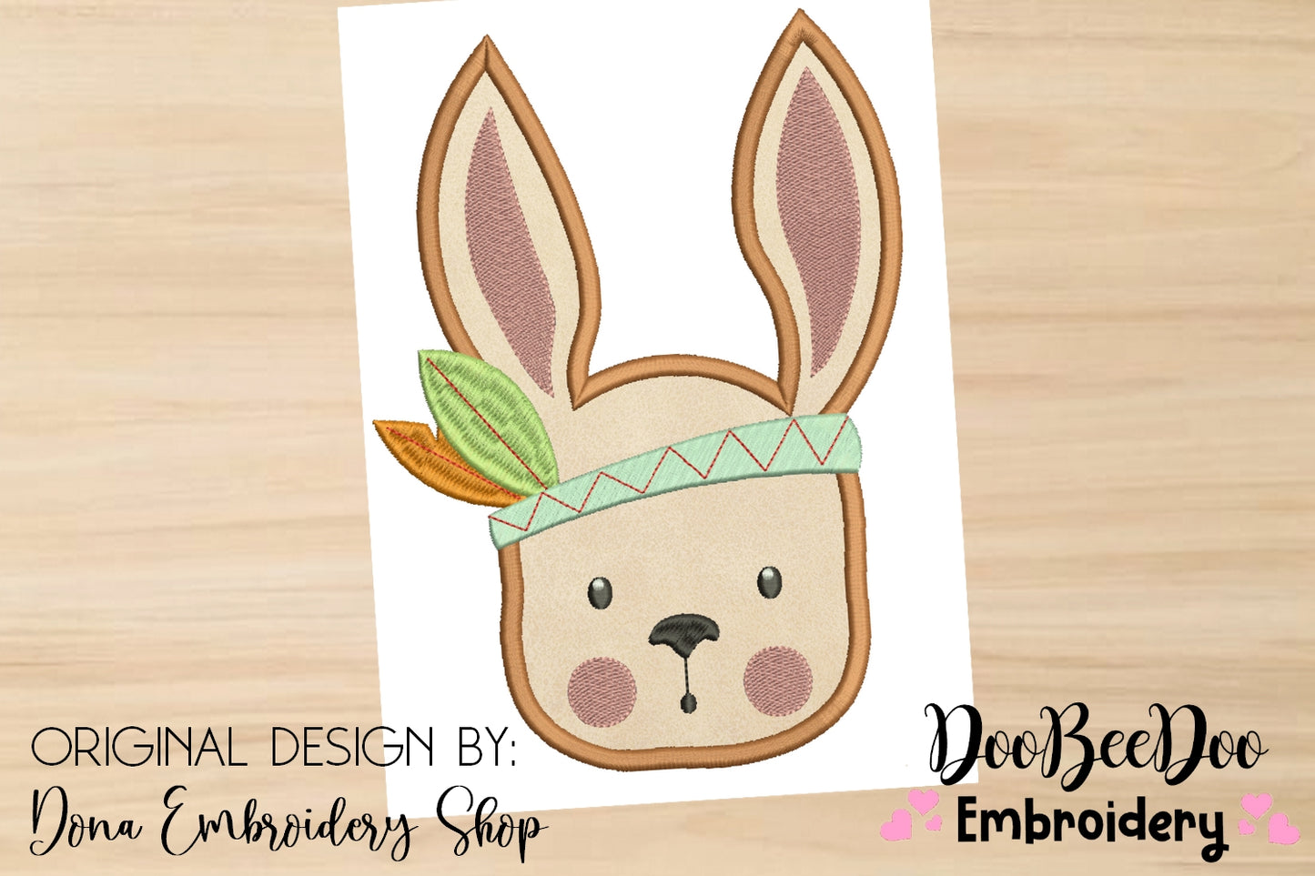 Boho Bunny  - Applique