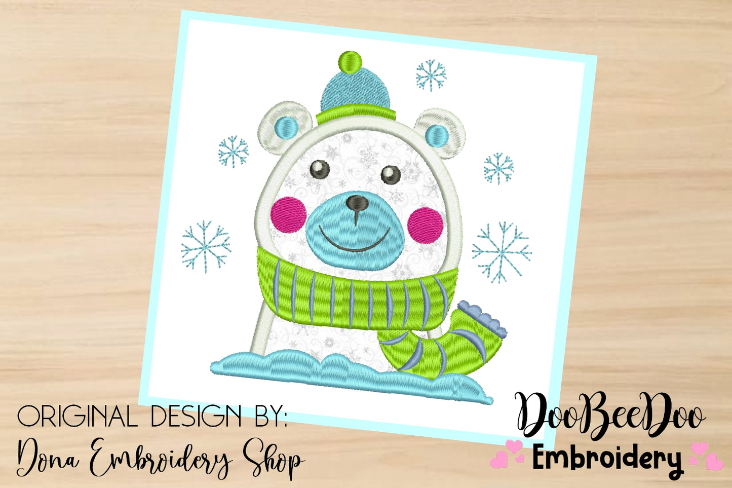 Christmas Bear  - Applique