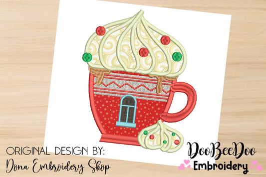 Christmas Cup - Applique