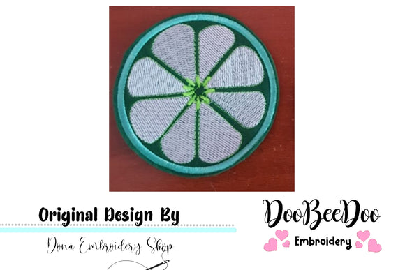 Lemon Coaster- ITH Project - Machine Embroidery Design