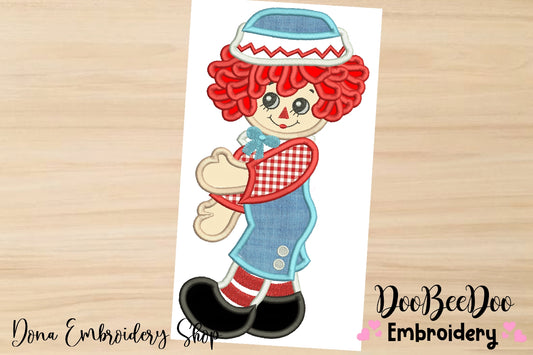 Rag doll Boy - Applique