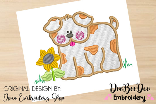 Cute Puppy - Applique