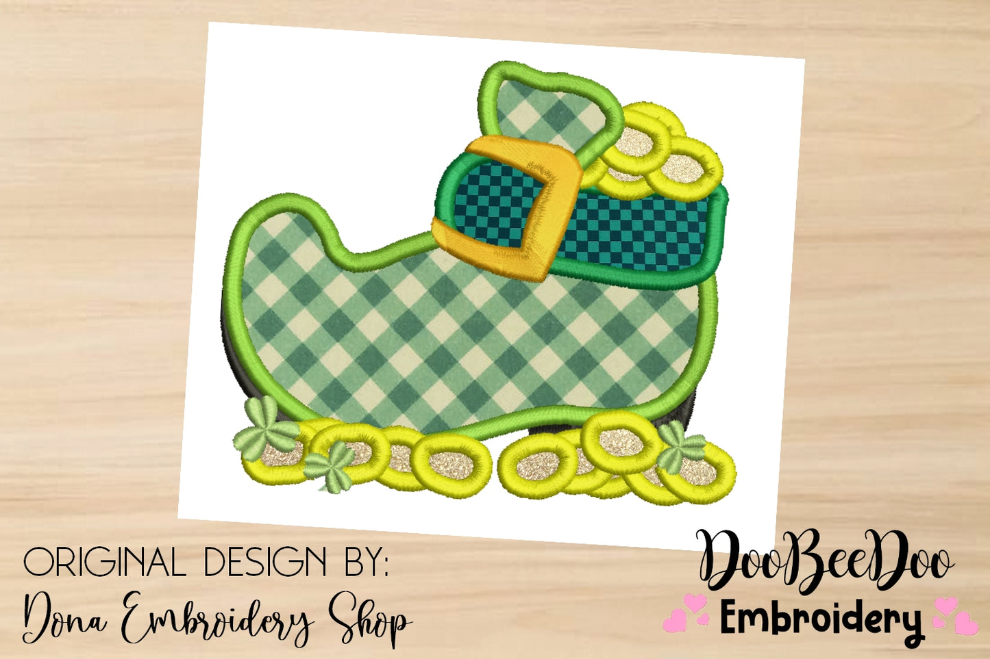 Leprechaun Boot - Applique