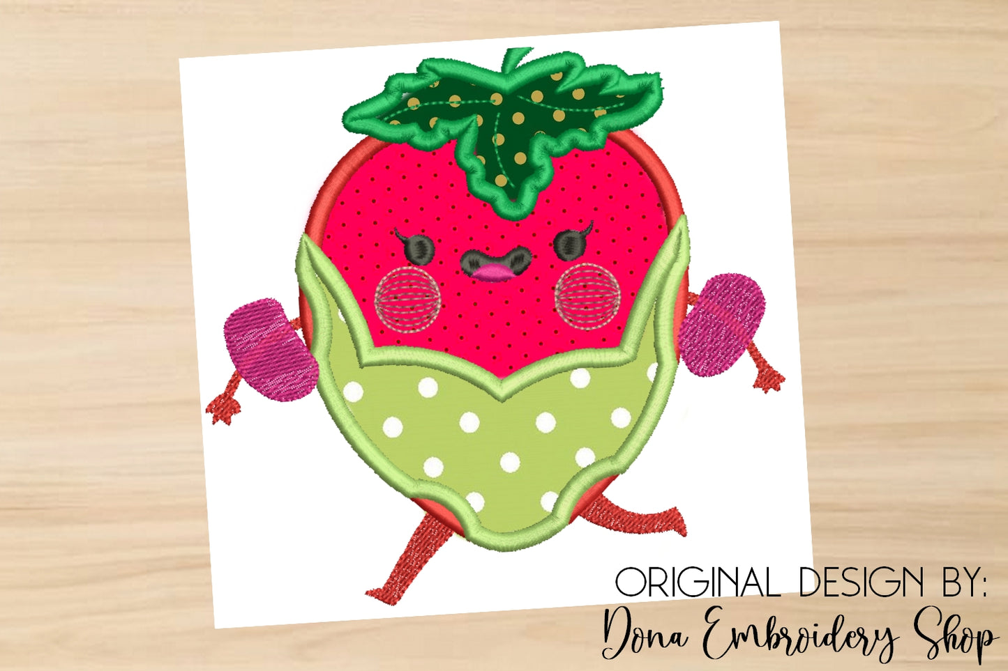 Beach Strawberry - Applique