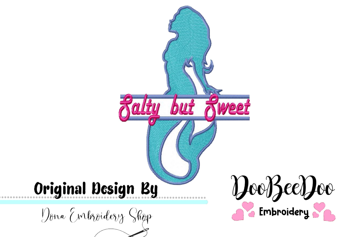 Salty but Sweet - Fill Stitch - Machine Embroidery Design