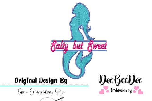 Salty but Sweet - Fill Stitch - Machine Embroidery Design