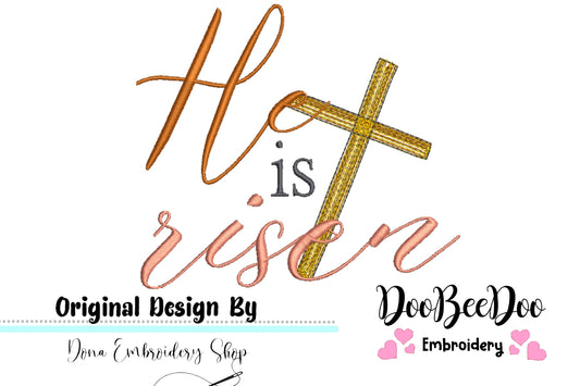 He is Risen - Fill Stitch