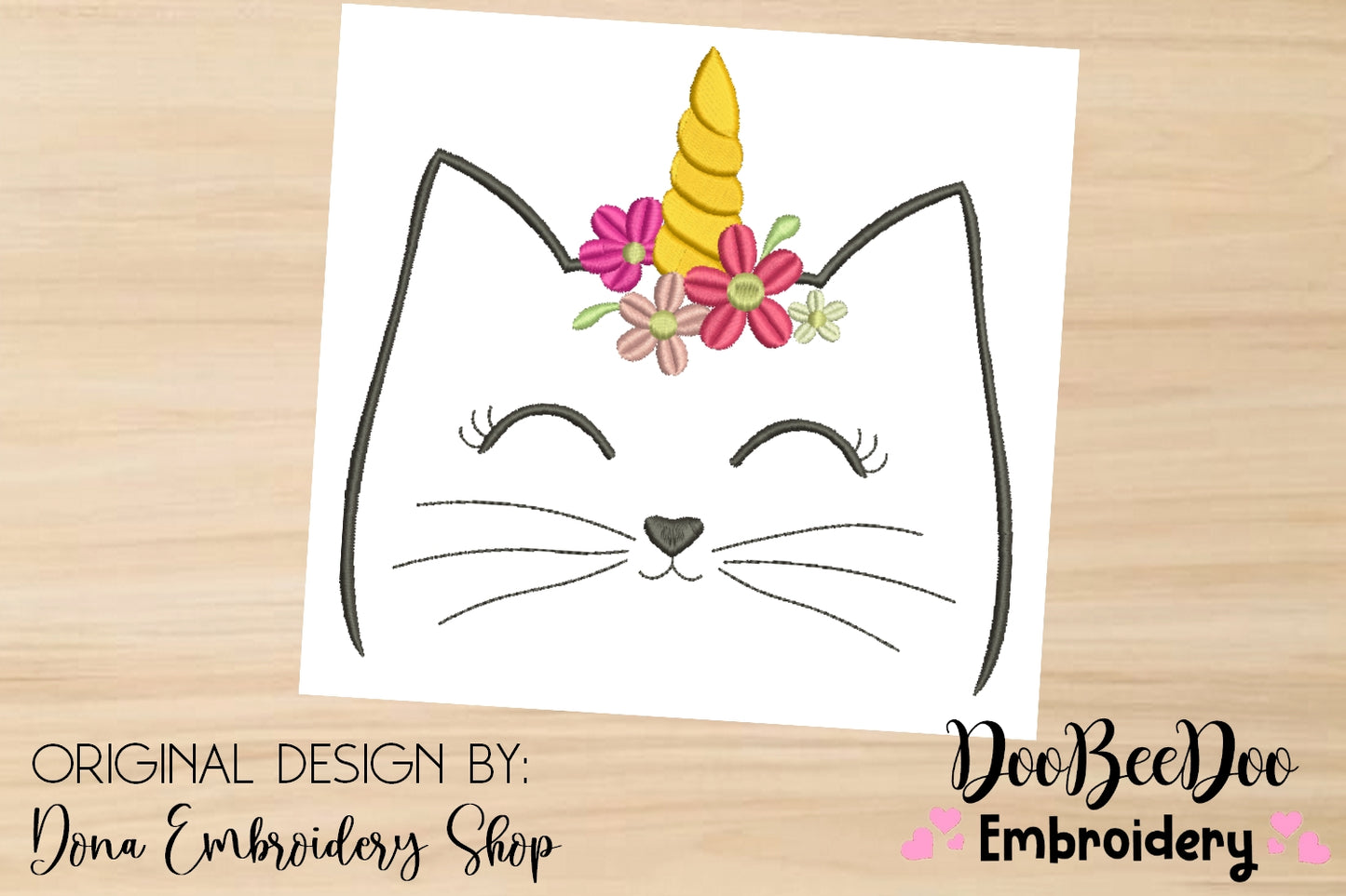 Caticorn - Satin Stitch