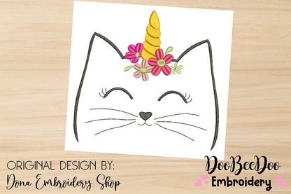 Caticorn - Satin Stitch