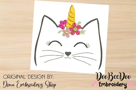 Caticorn - Satin Stitch