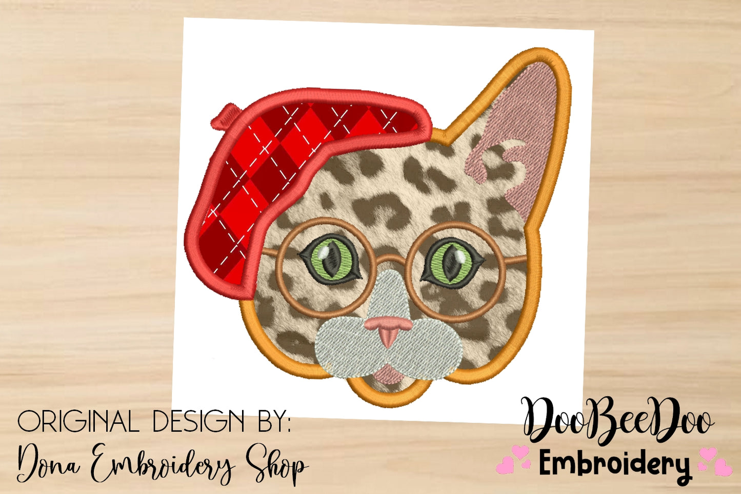 French Cat - Applique