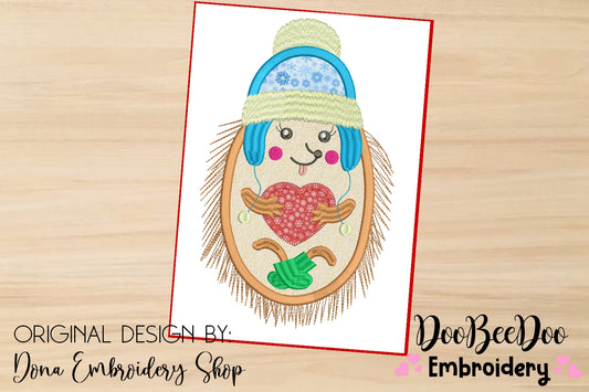 Christmas Porcupine - Applique