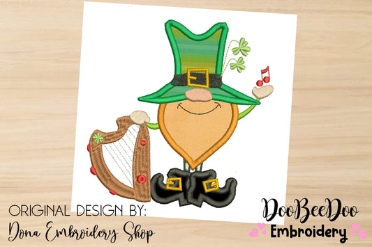 Music Leprechaun  - Applique