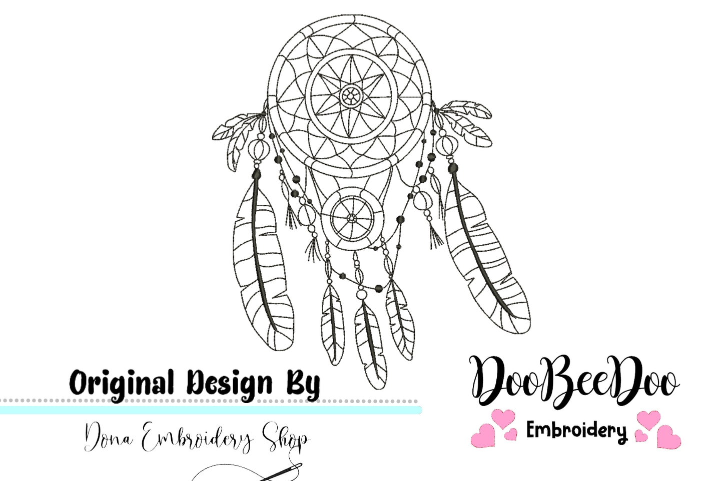 Dream Catcher - Redwork