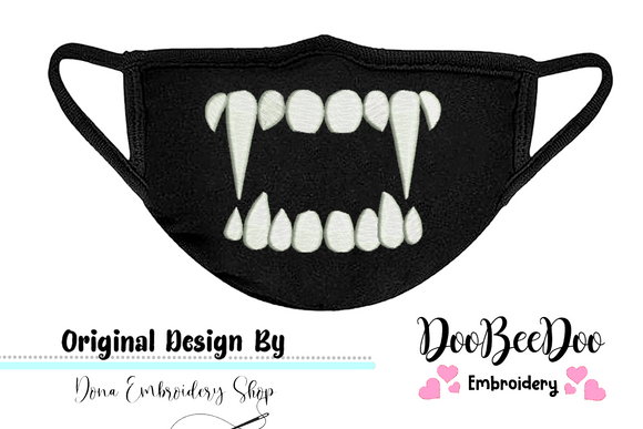 Teeths for Face Masks - Fill Stitch