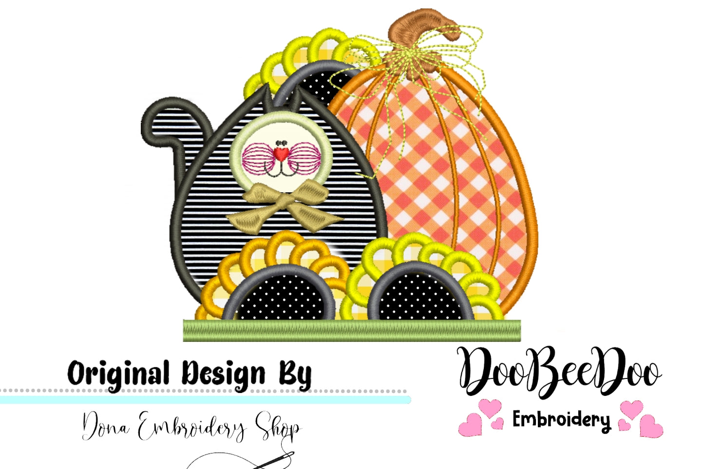 Pumpkin Cat - Applique