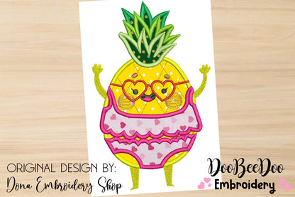 Summer Pineapple - Applique