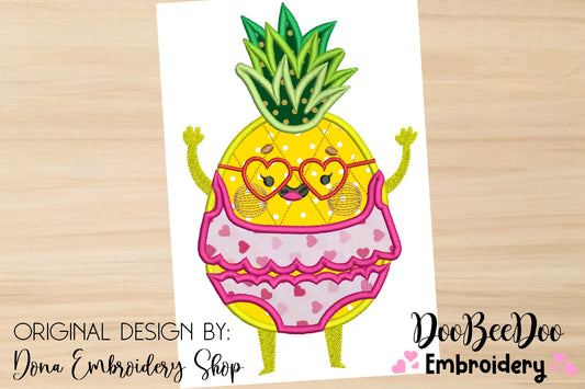 Summer Pineapple - Applique