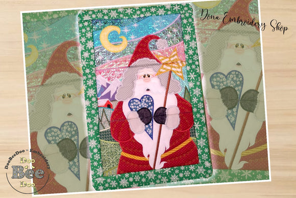 Christmas Mystic Santa Quilt - ITH Project - Machine Embroidery Design