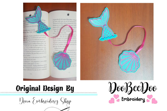 Mermaid Bookmarker - ITH Project - Machine Embroidery Design
