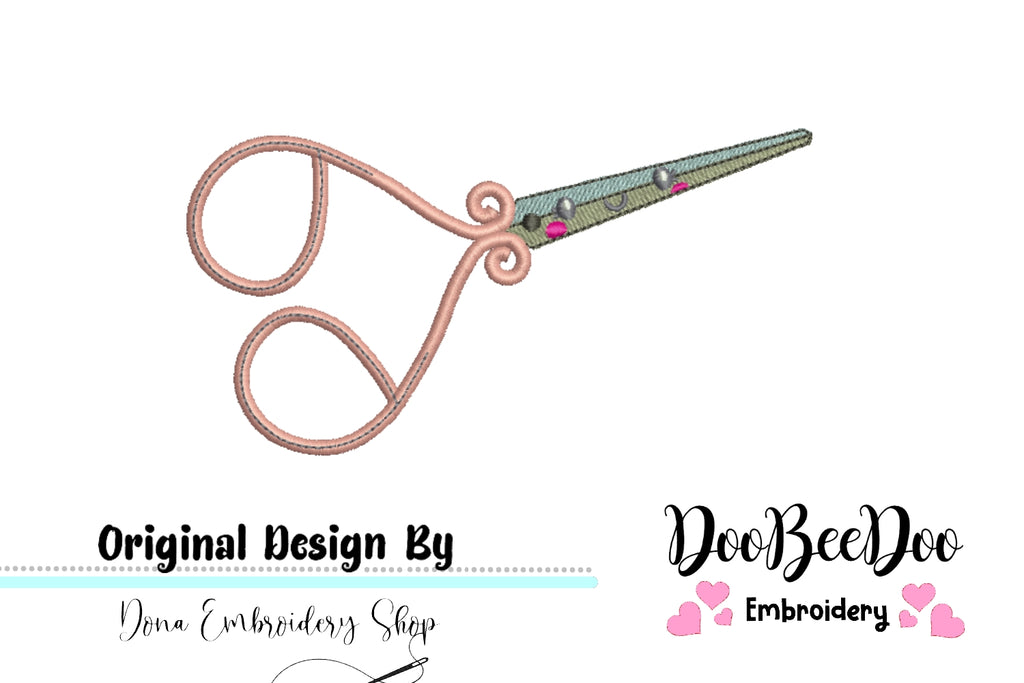 Scissors - Fill Stitch