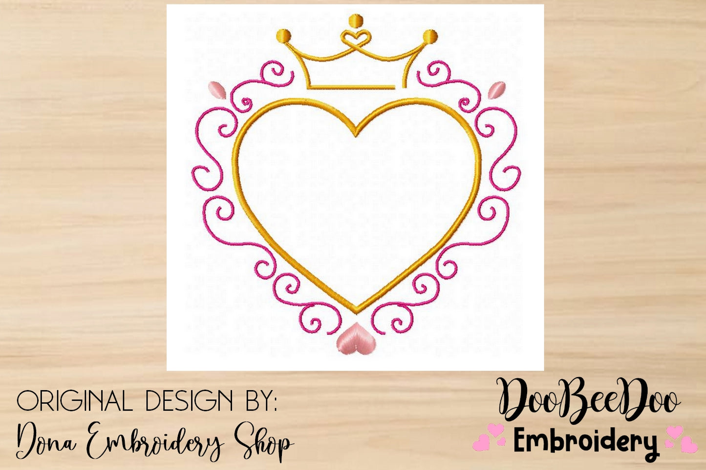 Princess Frame 5 - Satin Stitch