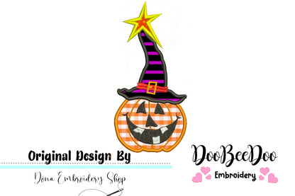 Witch Pumpkin - Applique