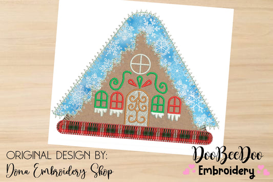 Christmas Candy House - Applique