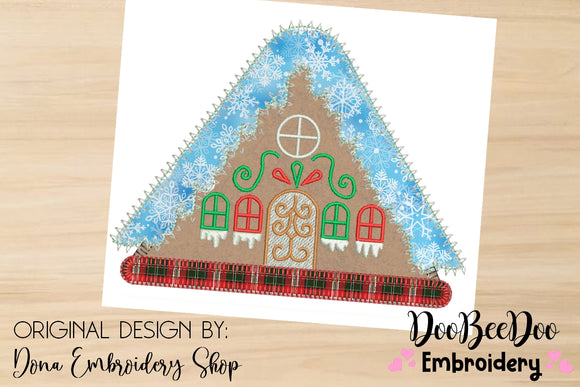 Christmas Candy House - Applique