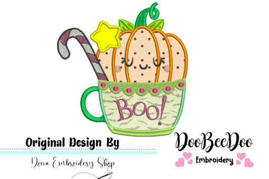 Cute Pumpkin - Applique