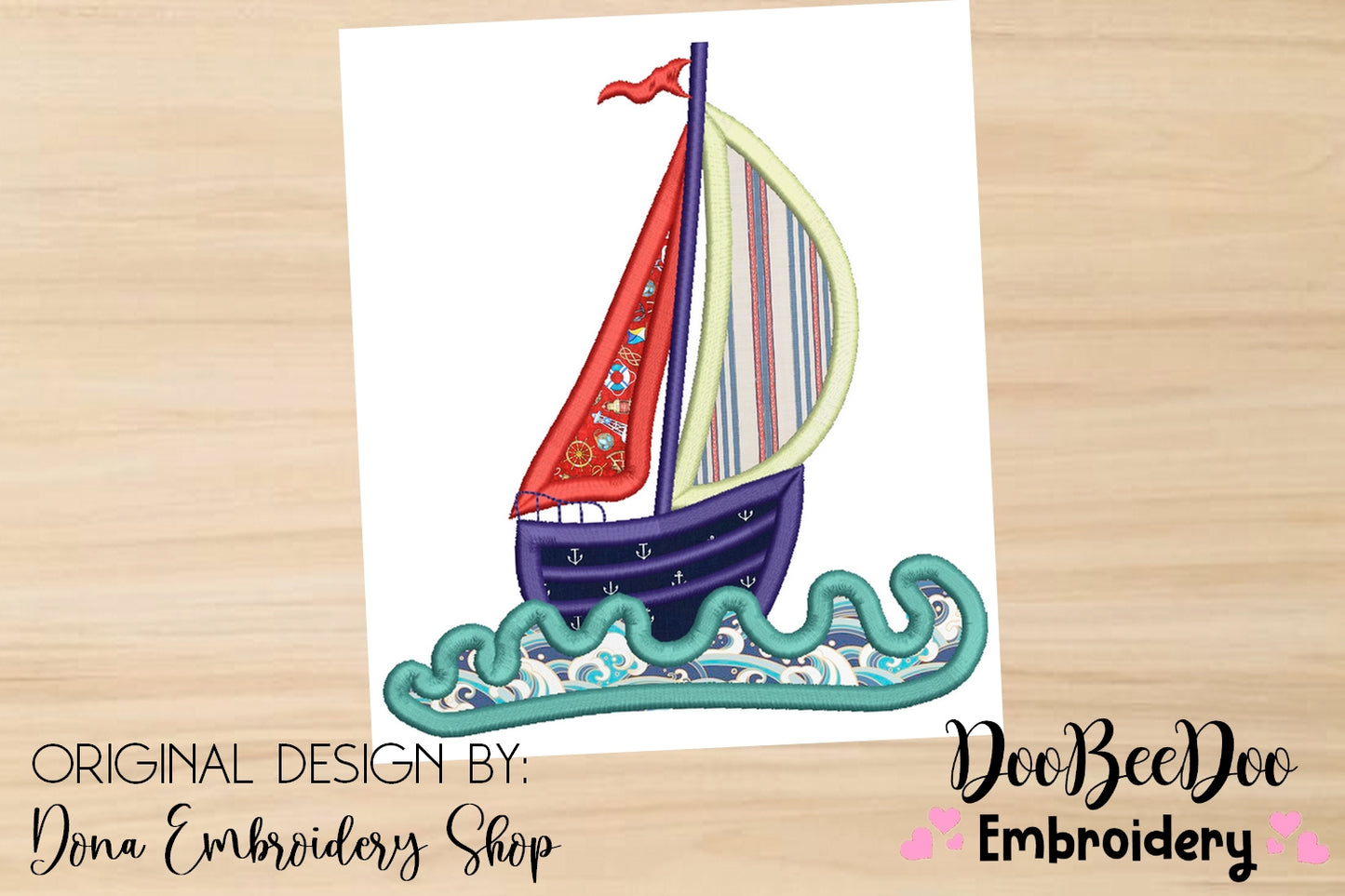 Sailboat 4 - Applique