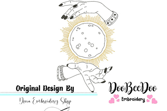 Mystic Hand  - Redwork