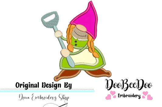 Kitchen Gnome - Applique