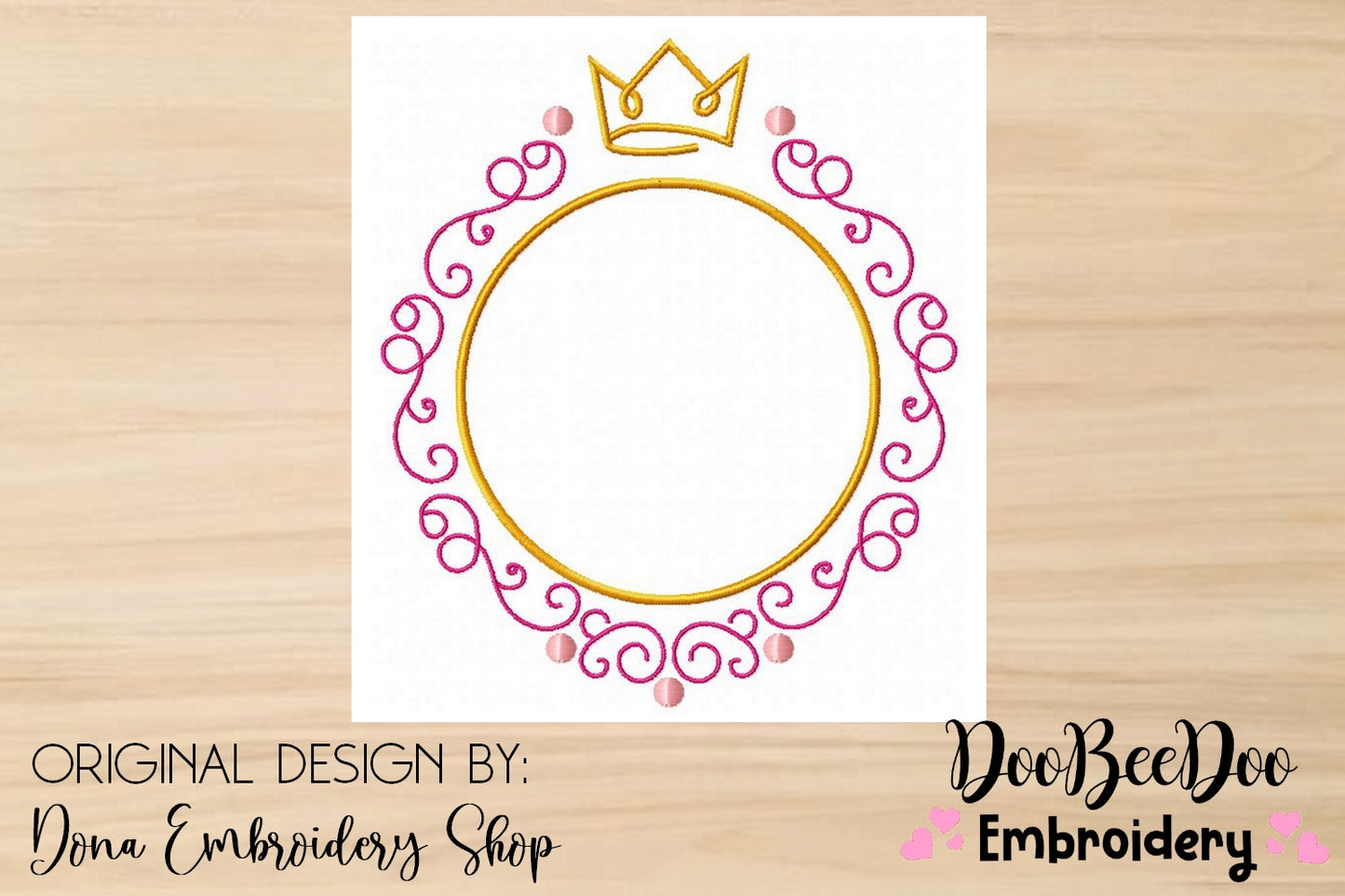 Princess Frame 2 - Satin Stitch