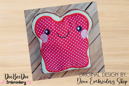 Smiling Toaster Stuffie - ITH Project - Machine Embroidery Design