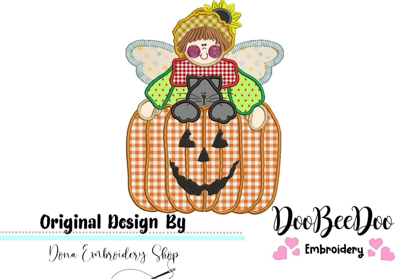 Pumpkin Angel - Applique