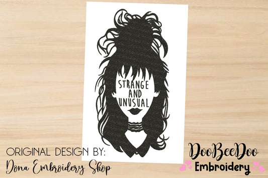 Strange and Unusual - Fill Stitch